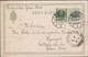1908. DANMARK. BREVKORT 5 ØRE Frederik VIII + 5 øre Stamp Cancelled In MARIBO 14.9.08... () - JF424619 - Cartas & Documentos