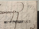 1759- Lettre DE PETIVIERS ( Pithiviers Loiret ) Lenain L1 IND 15(France Marque Postale 43 Cover Prephilately - 1701-1800: Précurseurs XVIII