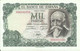 BILLETE 1000 PESETAS, EMISION  17/9/1971   (M B C) - 1000 Peseten