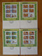 Série De 8 FDC Disney Mickey And The Beanstalk Feuillets Miniature Sheets Mongolie Mongolia 1984 - Disney