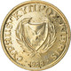 Monnaie, Chypre, Cent, 1988, TTB, Nickel-brass, KM:53.2 - Cyprus