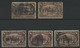 USA N° 289 / N° 133 (x5) Value 225 € 8c Troops. Used - Used Stamps