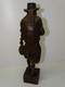 Delcampe - *SUJET PERSONNAGE BRETON BOIS Sculpté COLLECTION DECO VITRINE ART POPULAIRE  E - Legni