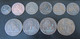 Belgique - 10 Monnaies 19e Siècle : 1, 2 Et 5 Centimes Entre 1837 Et 1912 - Collections