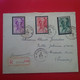 LETTRE RECOMMANDE DIXMUDE POUR TUNISIE 1935 - Brieven En Documenten