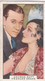 46 George Raft & Frances Drake  - Film Partners 1936 - Gallaher Cigarette Card - Original- Movies - Cinema - Gallaher