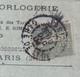 SEMEUSE PERFORE / PERFIN ! - 1904 - ENV. De "HORLOGERIE VENOT FRERES" à PARIS => ECUISSES (SAONE ET LOIRE) - Autres & Non Classés