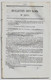 Bulletin Des Lois 1074 1844 Tarif Péage Pont De Purgerot/Brevets D'invention Antoine Joseph Sax Saxophone.../Nonnancourt - Décrets & Lois