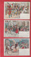Illustrateur Paul Kauffmann - Lot De 10 Cartes "Usages Et Costumes D'Alsace" - Kauffmann, Paul