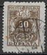 Poland 1924. Scott #J76 (U) Eagle & Numeral Of Value - Postage Due