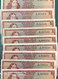 SOUTH AFRICAN RESERVE BANK ONE RAND - LOT OF 9 PIECES, ALL FINE CIRCULATED - Afrique Du Sud