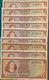 SOUTH AFRICAN RESERVE BANK ONE RAND - LOT OF 9 PIECES, ALL FINE CIRCULATED - Afrique Du Sud