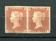 Great Britain 1841 1d Red Imperf Pair Ivory Head Variety QV Unused Rare CV $1500 11404 - Unused Stamps