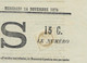 N° 52 TYPO SUR JOURNAL COMPLET PROGRES MERCREDI 24 NOVEMBRE 1875 - 1871-1875 Cérès