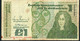 IRELAND  P70d 1 POUND 12.4.1989  #LGK    FINE NO P.h. - Ireland