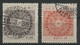 1925 Japan C38  + C40 "Silver Wedding Of Emperor Yoshihito" - Usados