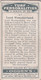 47 Lord Westmorland  - Turf Personalities 1929 - Ogdens  Cigarette Card - Original - Sport - Horse Racing - Ogden's