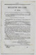 Bulletin Des Lois 1086 1844 Tarif Péage Pont Entre Cadillac Et Cérons (Gironde)/Médecine Strasbourg/Arsenal Besançon - Décrets & Lois