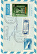 Israel-France 1960 Registered Uprated Air Letter, First Flight "Retour" Postal Stationery Bale AS-23 - Airmail