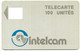 @+ Cameroun - Logo Intelcam - 100 U - Sans Puce Ni Numero - Cameroon