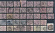 GRANDE BRETAGNE - COLLECTION DE 1818 TIMBRES CLASSIQUES OBLITERES POUR ETUDE DES OBLITERATIONS PAIRES PERFORES TEINTES - Collezioni