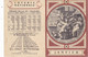 CALENDRIER 1944 LOTO NATIONAL - Petit Format : 1941-60