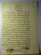 MANUSCRIT EN ARABE De 1892 - TUNISIE PAPIER FILIGRANE REGENCE DE TUNIS 1892 - ALI BEN TAHAR EL AMRAOUI - Manuscrits