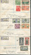 NOUVELLE-ZELANDE - N° 272 A 282 / 3 FDC RECOMMANDÉES DE WELLIGTON LE 1/4/1946 POUR LE CANADA - SUP - Lettres & Documents