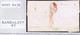 Ireland Antrim 1834 Linear POST PAID Of Randalstown In Black On Cover To Dublin Prepaid "1/8" Double - Prephilately