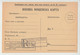 Bulgaria Ww2 Military Formula Card W/Military Post Office Reg. Cachet (61467) - Guerra