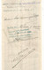 Lettre De Change, Mandat, GAILLARD & DIONIS , J. Coloni Et C. Barbier Suc. , Clermont Ferrand , 1892 ,  Frais Fr 1.65 E - Lettres De Change