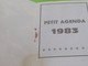 Petit Calendrier De Poche/ Petit Agenda De Poche//CHAMONIX-MONT BLANC/ 1983    CAL475 - Petit Format : 1981-90