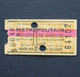 Ancien Ticket Paris S001 1946 L Mutilés De Guerre Metropolitain Railway Tickets 3 - Europa