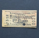 Ancien Ticket Paris 2ème Classe 1930 D Metropolitain Railway Tickets 3 - Europa