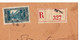 Lettre Recommandée 1939 Sétif Alger Algérie Surcharge Société Des Domaines De La Ruche Emile Chollet & Fils Agriculture - Brieven En Documenten
