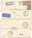 KG5 Reg.CV 28jun1933 With Regular 3v + Telephone Adver Label To Italy Via Suisse - Feuilles, Planches  Et Multiples