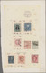 Argentinien: 1858/1914, Used And Unused Assortment Of Apprx. 127 Stamps On Ancient Approval Book Pag - Andere & Zonder Classificatie