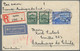 Zeppelinpost Deutschland: 1922/1939, Partie Von 14 Luftpost-Briefen/-Karten Incl. Zeppelinpost, Dabe - Airmail & Zeppelin