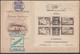 Cuba 1951 Antonio Gutieras Holmes FDC - First Day Covers, Primer Dia Mi#Block 7 And 8, Scarce Pieces - Covers & Documents