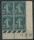 N° 239 COTE 150 € Coin Daté Du 2/12/30. Type Semeuse. Neuf ** (MNH). Voir Description - ....-1929