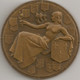 Ref KDK : Médaille Bronze 55 Mm Paquebot Ile De France French Line Cie Générale Transatlantique CGT - Professionnels / De Société