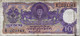 BHUTAN 1974 Ngultrum 10 Note P-3 RARE - Bhután