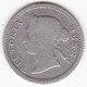 Straits Settlements 5 Cents 1882 H . Victoria , En Argent , KM# 10. Rare - Malaysia