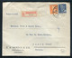Danemark - Enveloppe Commerciale En Recommandé De Copenhague Pour Paris En 1951 - Prix Fixe !!! - Ref S 15 - Briefe U. Dokumente