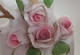 Lot Vases Fleuris - Fleur Rose - STATUETTE - Bon état - 32 / Vers 1990 - Otros & Sin Clasificación