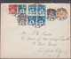 1925. DANMARK.  3+7 øre Envelope (print S-24)  + 2 øre + 8 øre + 5 Ex 4 øre From AALB... (Michel 119+) - JF424973 - Storia Postale