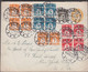 1925. DANMARK.  3+7 øre Envelope (print S-24)  + 4 Ex 2 øre + 6 Ex 1 øre + 4 Ex 4 øre... (Michel 77+) - JF424979 - Brieven En Documenten