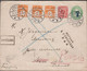 1926. DANMARK.  7 On 5 øre Envelope (with Print Number 20-H)  + 1 Ex 1 øre + 20 øre S... (Michel 154+) - JF424988 - Briefe U. Dokumente