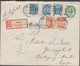 1903. DANMARK.  5 øre Envelope + 2 Ex 1 øre + 20 øre Coat Of Arms + 2 Ex 4 ØRE Cancel... (Michel 37+) - JF424993 - Lettres & Documents
