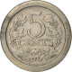 Monnaie, Pays-Bas, Wilhelmina I, 5 Cents, 1908, TTB, Copper-nickel, KM:137 - 5 Centavos